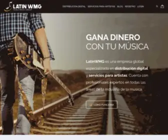 Latinwmg.com(Distribución Digital de música) Screenshot