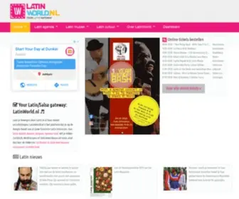 Latinworld.nl(LatinWorld, your Latin gateway) Screenshot