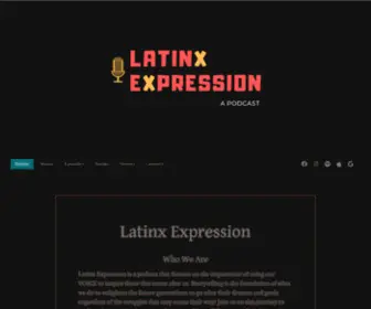 Latinxexpression.com(Who We Are Latinx Expression) Screenshot