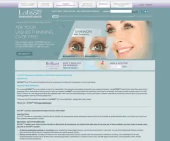 Latisse.com(LATISSE®) Screenshot