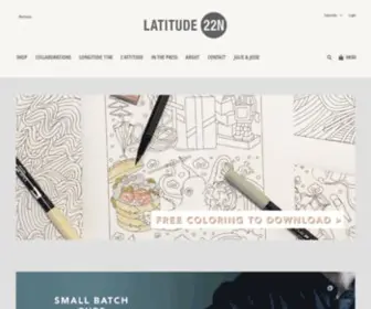 Latitude22N.com(Porcelain lighting) Screenshot