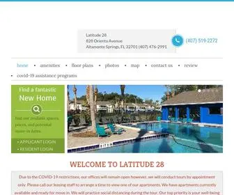 Latitude28APTS.com(Latitude 28) Screenshot