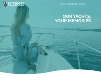 Latitude33Charters.com(Luxury Yacht Charters in Marina Del Rey) Screenshot