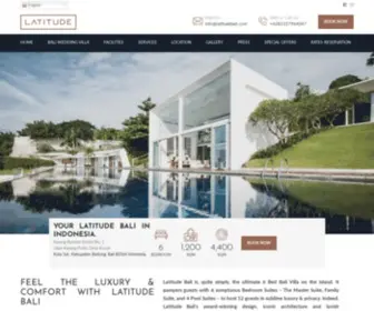 Latitudebali.com(Latitude Bali) Screenshot