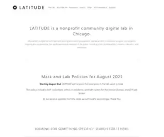 Latitudechicago.org(LATITUDE) Screenshot