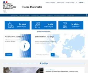 Latitudefrance.org(Le site du ministère de l'Europe et des Affaires étrangères) Screenshot