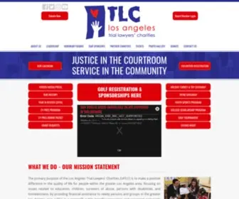 Latlc.org(Los Angeles Trial Lawyers Charity) Screenshot