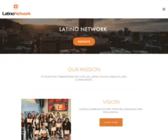Latnet.org(Latino Network's mission) Screenshot