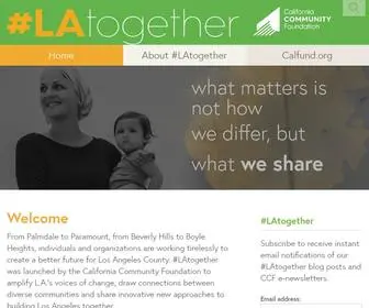 Latogether.org(#LAtogether) Screenshot