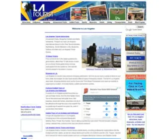 Latourist.com(Los Angeles Tourist Information) Screenshot