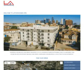 Latownhomes.org(LA Townhomes) Screenshot