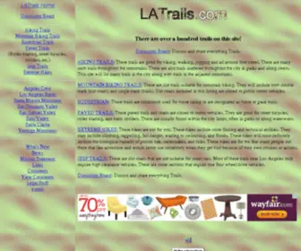 Latrails.com(LA Trails) Screenshot