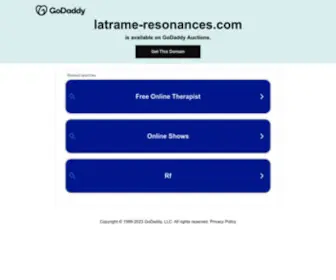 Latrame-Resonances.com(La Trame) Screenshot