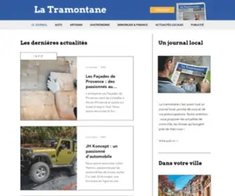 Latramontane.fr(La Tramontane) Screenshot