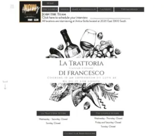 Latrattoriadifrancesco.com(La Trattoria Di Francesco) Screenshot