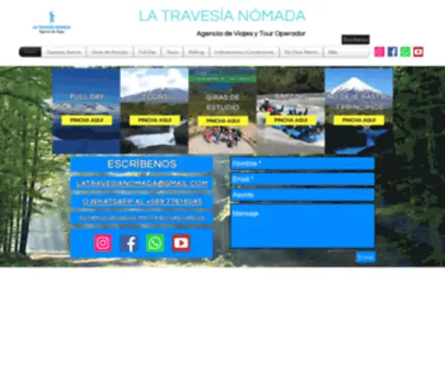 Latravesianomada.com(Viajes) Screenshot