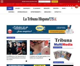 Latribunahispana.com(La Tribuna Hispana USA) Screenshot