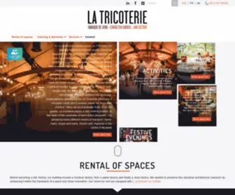 Latricoterie.be(La Tricoterie) Screenshot