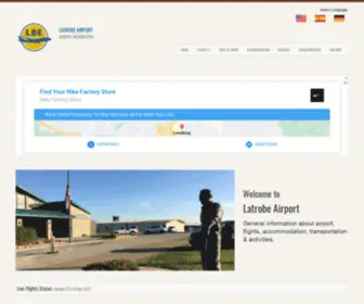 Latrobe-Airport.com(General information about Latrobe Airport: flights (arrivals and departures)) Screenshot