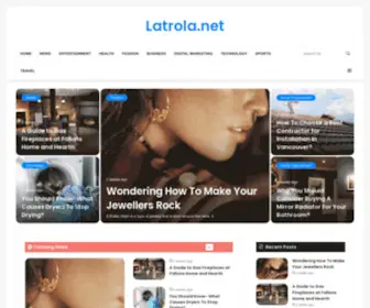 Latrola.net(Trending Web Magazine 2022) Screenshot