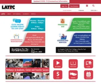 Lattc.edu(Training) Screenshot