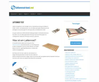 Lattenrost-Test.net(Lattenrost Test 2021 ) Screenshot