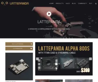 Lattepanda.com(A pocket) Screenshot