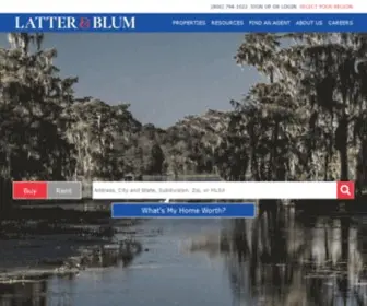 Latter-Blum.com(New Orleans & Gulf South Homes for Sale & Real Estate Services) Screenshot