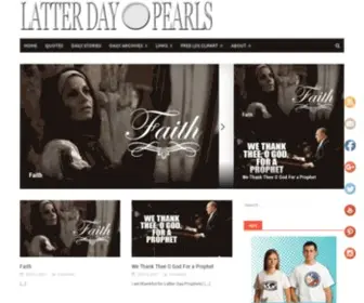 Latterdaypearls.com(Latterdaypearls) Screenshot