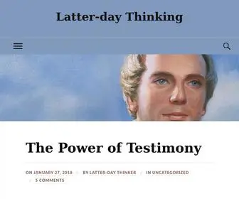 Latterdaythinking.org(Latter-day Thinking) Screenshot