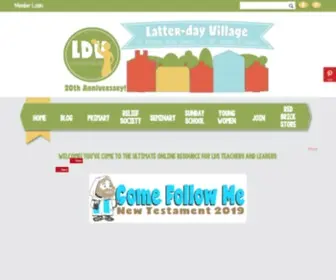 Latterdayvillage.com(LDS Seminary) Screenshot