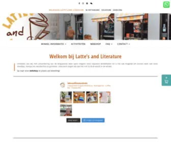 Lattesandliterature.com(Inmiddels zijn wij) Screenshot