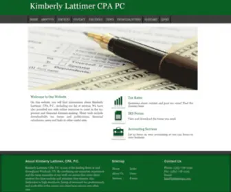 LattimercPa.com(Kimberly Lattimer CPA PC) Screenshot