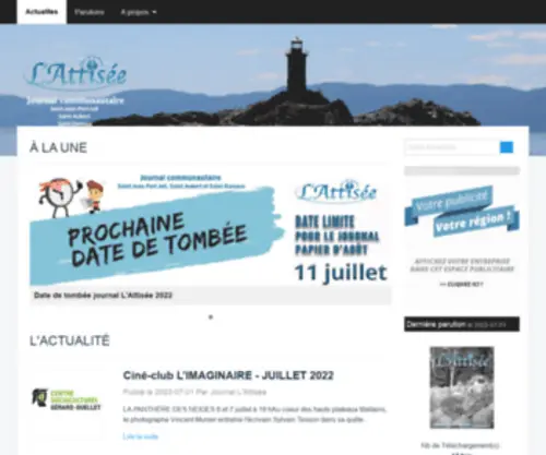 Lattisee.com(L'Attisée) Screenshot