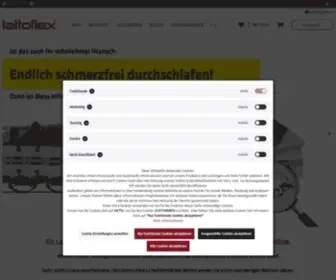 Lattoflex.com(Das Bett mit Rückgrat) Screenshot