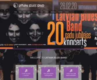 Latvianbluesband.com(Latvian Blues Band) Screenshot