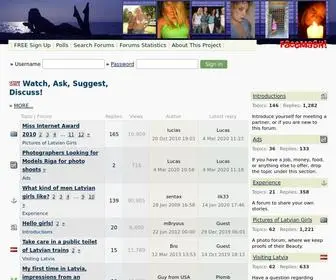 Latviangirls.net(Forums About Latvian Girls And Around) Screenshot