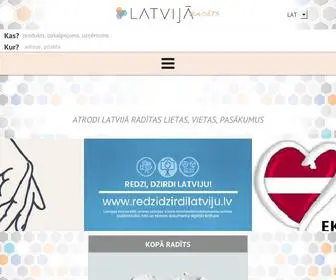 Latvijaradits.lv(Latvijā) Screenshot