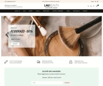 Laubeauty.com(Negozio Online di Cosmetici bio e naturali) Screenshot