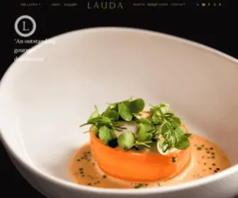 Laudarestaurant.com(Lauda Restaurant in Oia) Screenshot