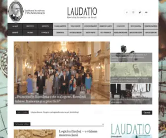 Laudatio.ro(Home) Screenshot