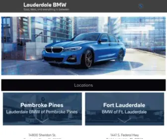 Lauderdalebmw.com(LAUDERDALE BMW) Screenshot