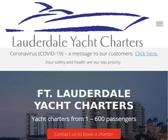 Lauderdaleyachtcharters.com(Lauderdale Yacht Charters) Screenshot