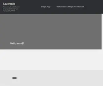 Lauerbach.de(Lauerbach) Screenshot