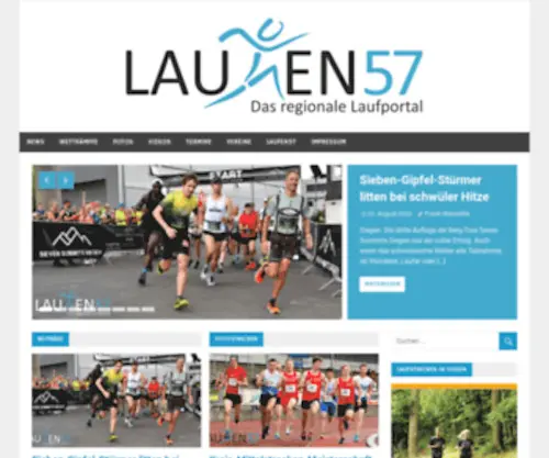 Laufen57.de(Laufsport im Kreis Siegen) Screenshot