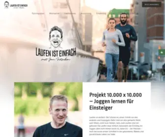 Laufenisteinfach.de(Laufen ist einfach I Joggen für Einsteiger) Screenshot