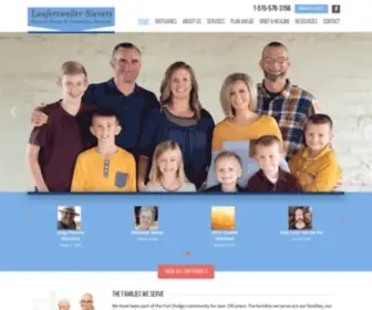 Laufersweilerfuneralhome.com(Fort Dodge) Screenshot