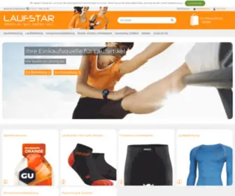 Laufstar.de(Laufsport-Bekleidung, Accessoires und SporternÃ€hrung) Screenshot