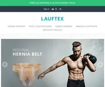 Lauftex.com(Affordable Medical Products Made by Professionals) Screenshot