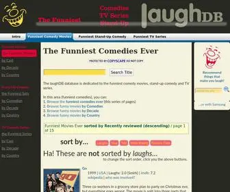 Laughdb.com(Movies That Make You Laugh) Screenshot